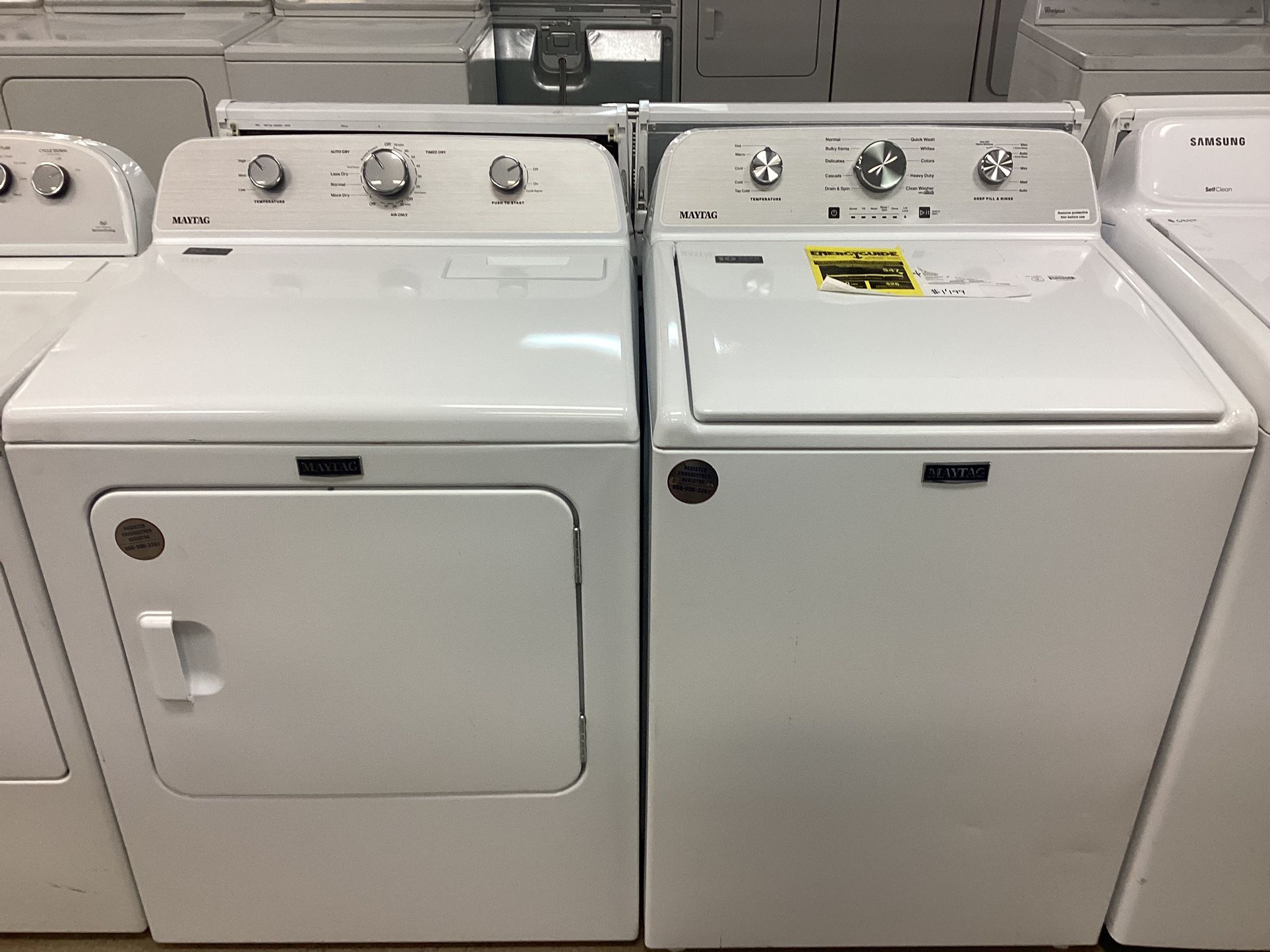 Maytag Washer And Dryer New Scratch And Dent 