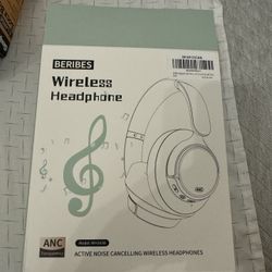 BERIBES Upgraded Hybrid Active Noise Cancelling Headphones with Transparent Modes,70H Playtime Bluetooth Headphones Wireless Bluetooth with Mic, Deep 