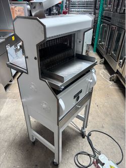 1/2” Oliver 777-N vertical Bread Slicer 120v electric commercial variety NSF on wheels commercial cutter serrated blades loaf bagger Its Available!!!