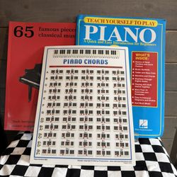 Piano Books And Poster