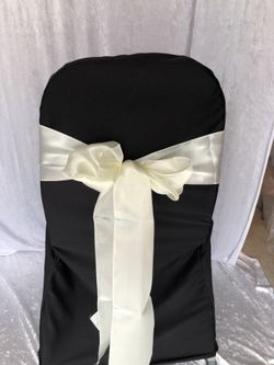 Chair sashes satin wedding decor decorations