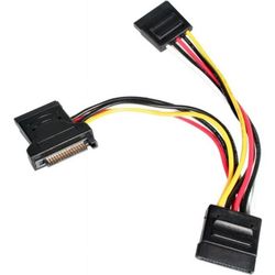  4in SATA Power Y Splitter Adapter Cable

