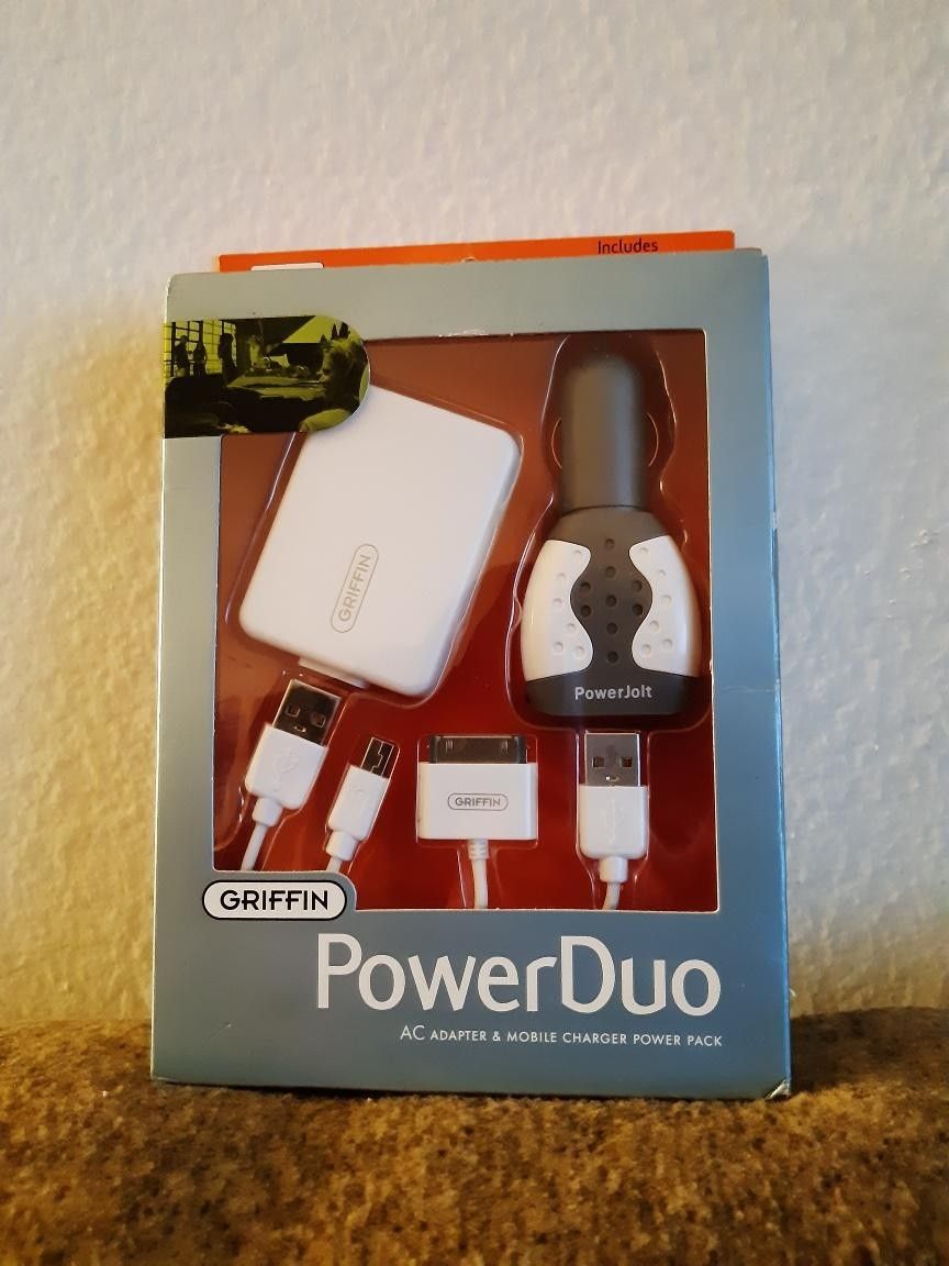 Power Duo AC adapter and mobile charger power pack