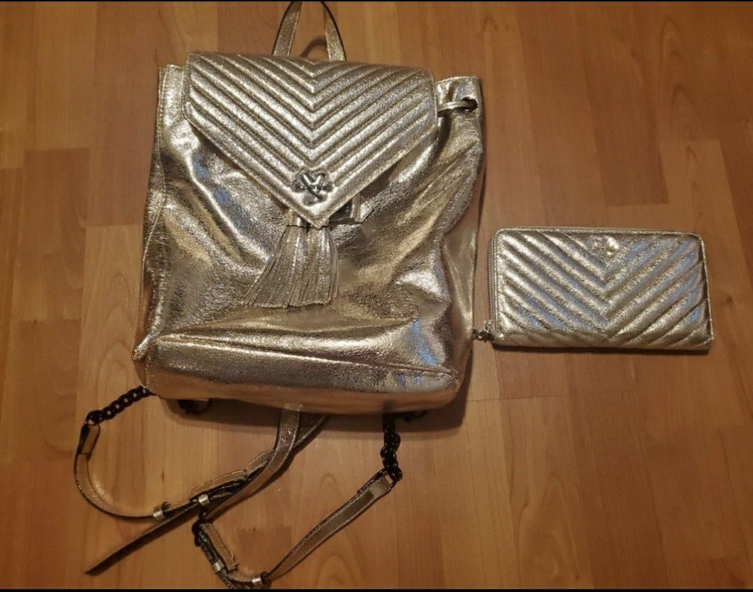 Victoria secret backpack/wallet set