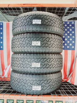 LT275/65R20 GOODYEAR WRANGLER TRAILRUNNER A/T 275/65R20 OEM FACTORY REPLACEMENT TAKE-OFF USED TIRES TRUCK SUV SPORT CAR SEDAN JEEP 275 65 20