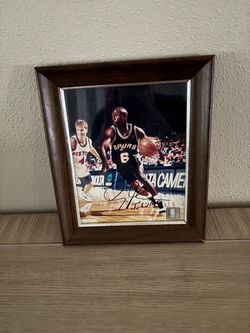 Avery Johnson Signed Framed Autograph