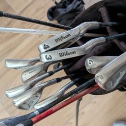 Golf Club Set And Golf Shoes