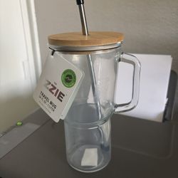 Free  Izzie Glass Travel Mug 