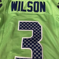NFL OFFICIAL SEAHAWKS RUSSEL WILSON JERSEY 