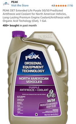 Peak anti freeze/coolant