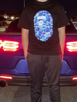 Bape tee Blue Camo