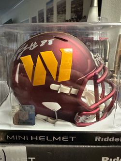 Pierre Garçon Signed Washington Commanders Riddell Speed Mini Helmet Beckett