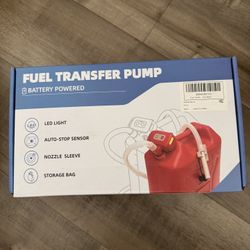 Fuel Transfer Pump Battery Powered