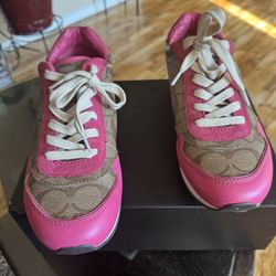 Pink Coach Sneakers