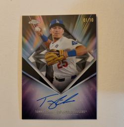 Tommy Edman Topps Chrome Auto 01/10