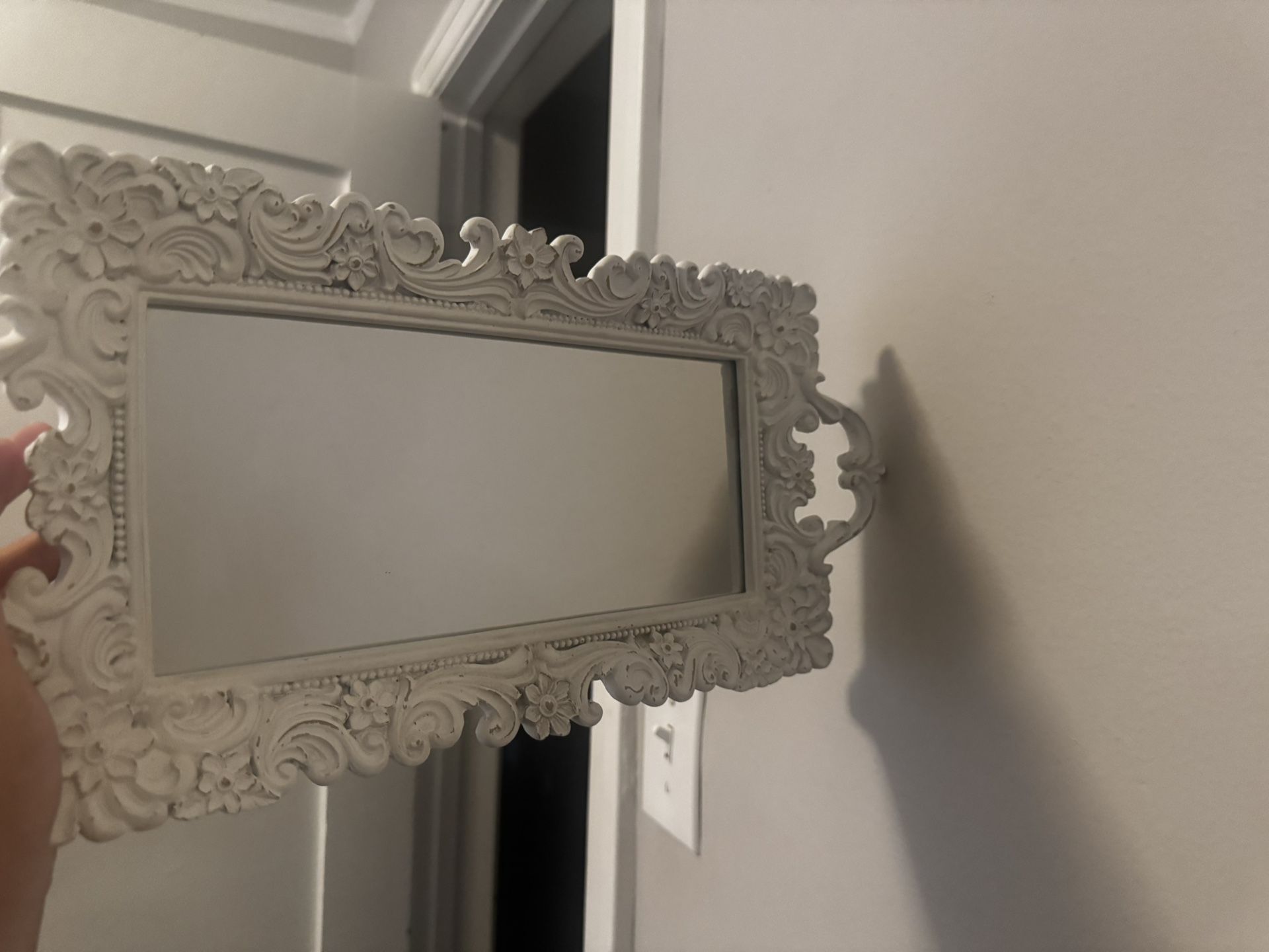 Vintage Tray With Mirror