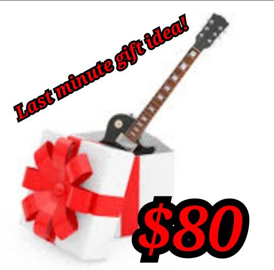 Give the gift of music! 🎸 Electric guitar!