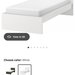 Twin bed from ikea
