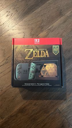Nintendo Switch 2 – Zelda 40th Anniversary Edition – $650