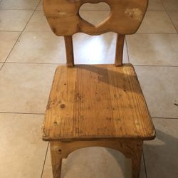 Small Wooden Chair 