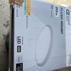 Commercial Electric Light Flash Mount 20’