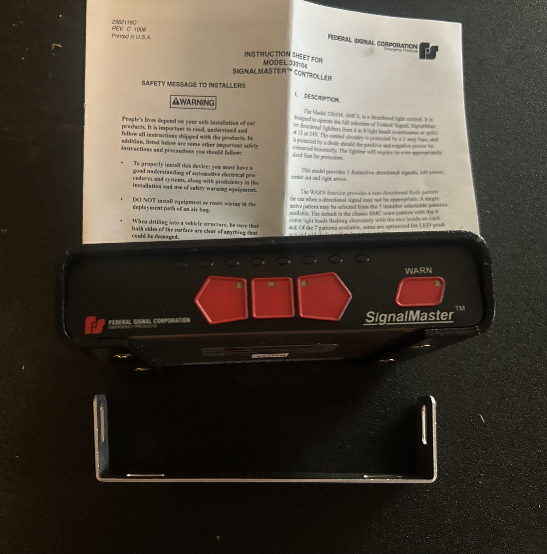 federal signal signalmaster controller