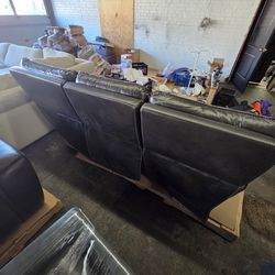 Leather Power Reclining Sofa with Power Headrest LIQUIDATION