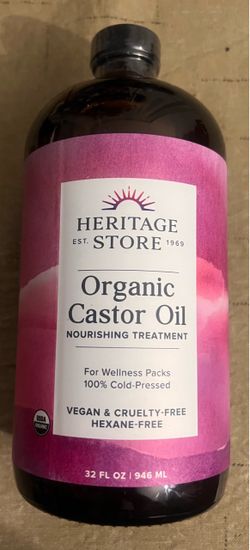 Heritage Store Organic Castor Oil