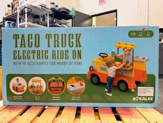 Kalee 12V Taco Truck Electric Ride-On Brand New in Box