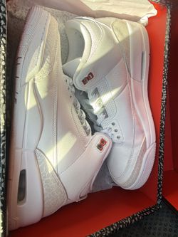 Jordan’s 3’s All White