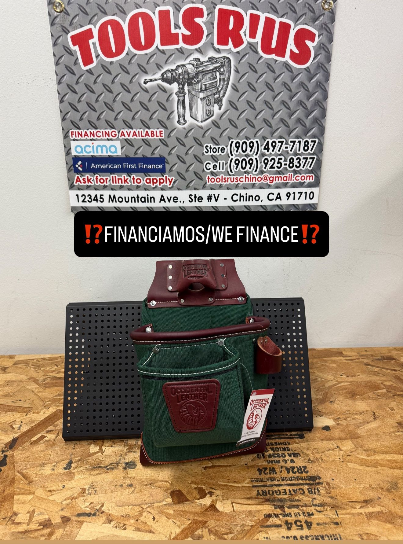 8584OCCIDENTAL LEATHER Heritage FatLip Tool Bag(POUCH SOLO)**(FINANCIAMOS/WE FINANCE)**