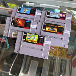 Super Nintendo Games *PRICES ARE IN THE PHOTOS*