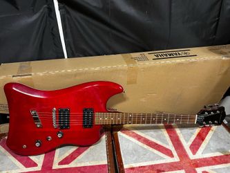 DeArmond Jet Star Special Crimson Red Transparent Electric Guitar