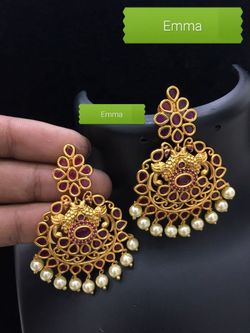 Womens Gold Plated Earings