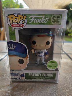 Freddy Funko Baseball White Uniform 2018 Spring Convention LE 1000 Pop New
