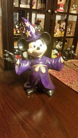 Mickey mouse ceramic statue
