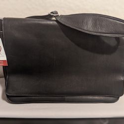 Piel Leather Professional Laptop Leather Messenger Bag