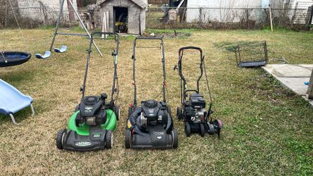 2 Lawn Mower And 1 Edger