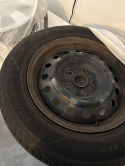 215/60/R16 Tires with Rims and hubcaps