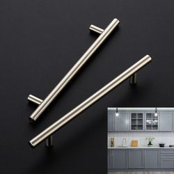 10 Pcs Stainless Steel 6.25" Center Hole / 8.8125" Length Cabinet knobs handles and Pulls #101A453292