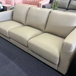 Genuine leather sofa，$1150