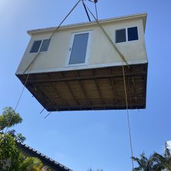 Sheds Relocated , Movemo Casita De Patio Container Rv Trailer Crane Available 