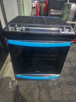 New slide in range whirlpool