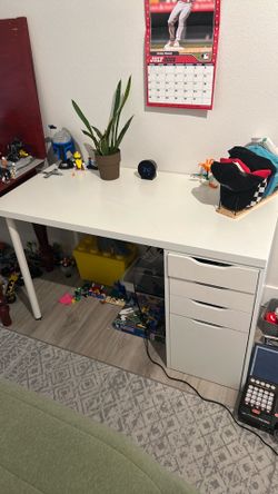 White desk