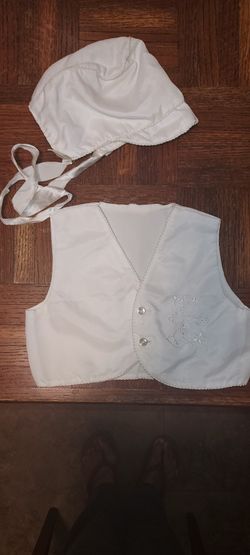Vintage Baby Hat and Vest