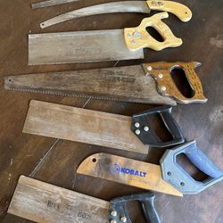 Vintage Stanley Disston Kobalt Buck Bros Hand Saw 7 Set