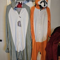 Size large onesies. The shark one on left is new. Make offer for both. 