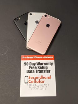Unlocked iPhone 7 Models $199
