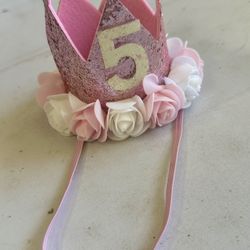 Birthday Crown Number 5 Like New 