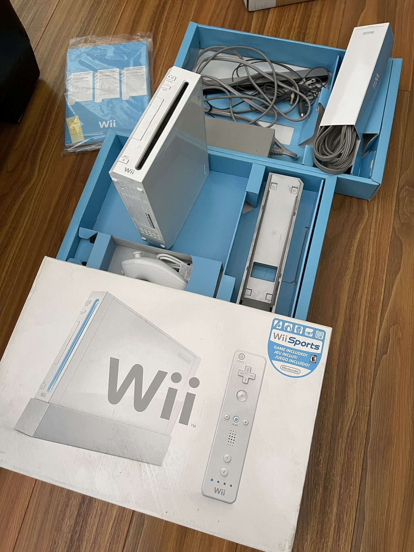 Entire Set - Wii Console, Controllers, Games